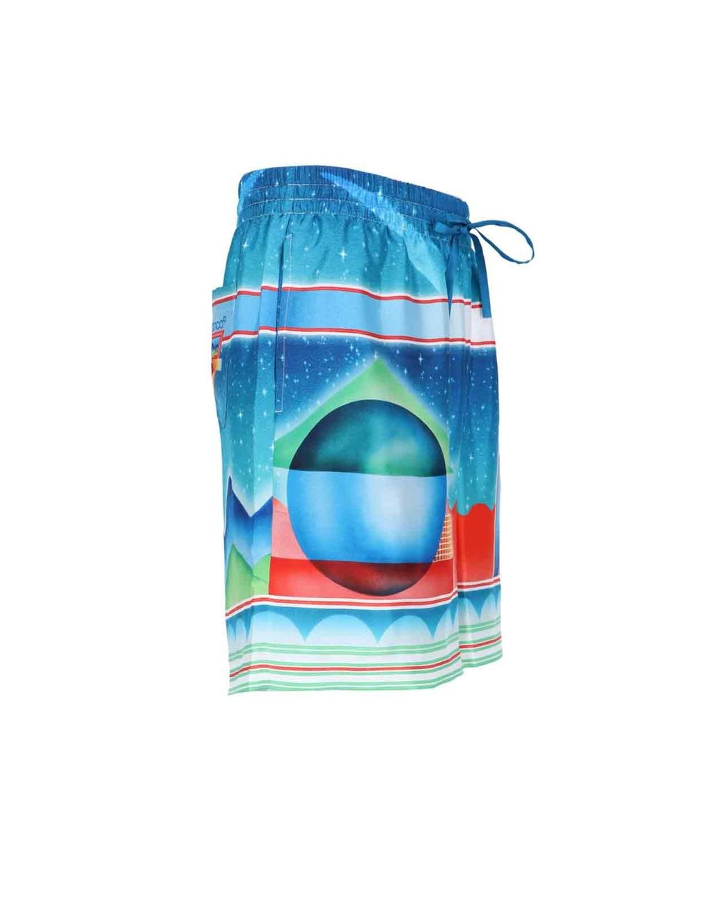 Casablanca Blue Galaxy Court Shorts for men