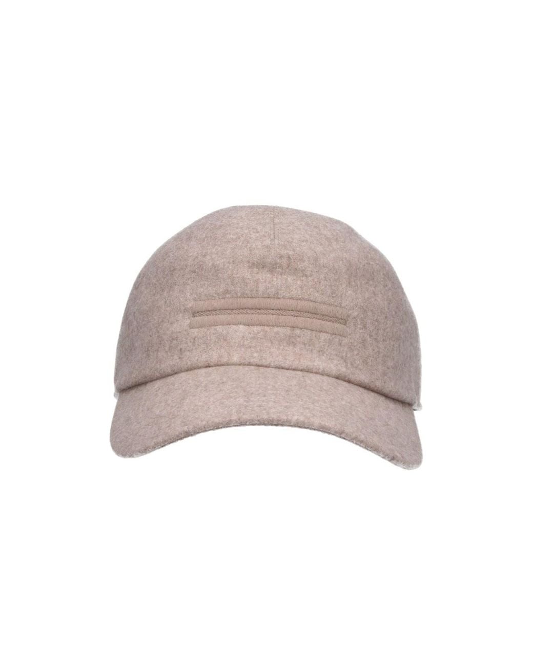 Zegna Natural Cashmere Baseball Cap for men