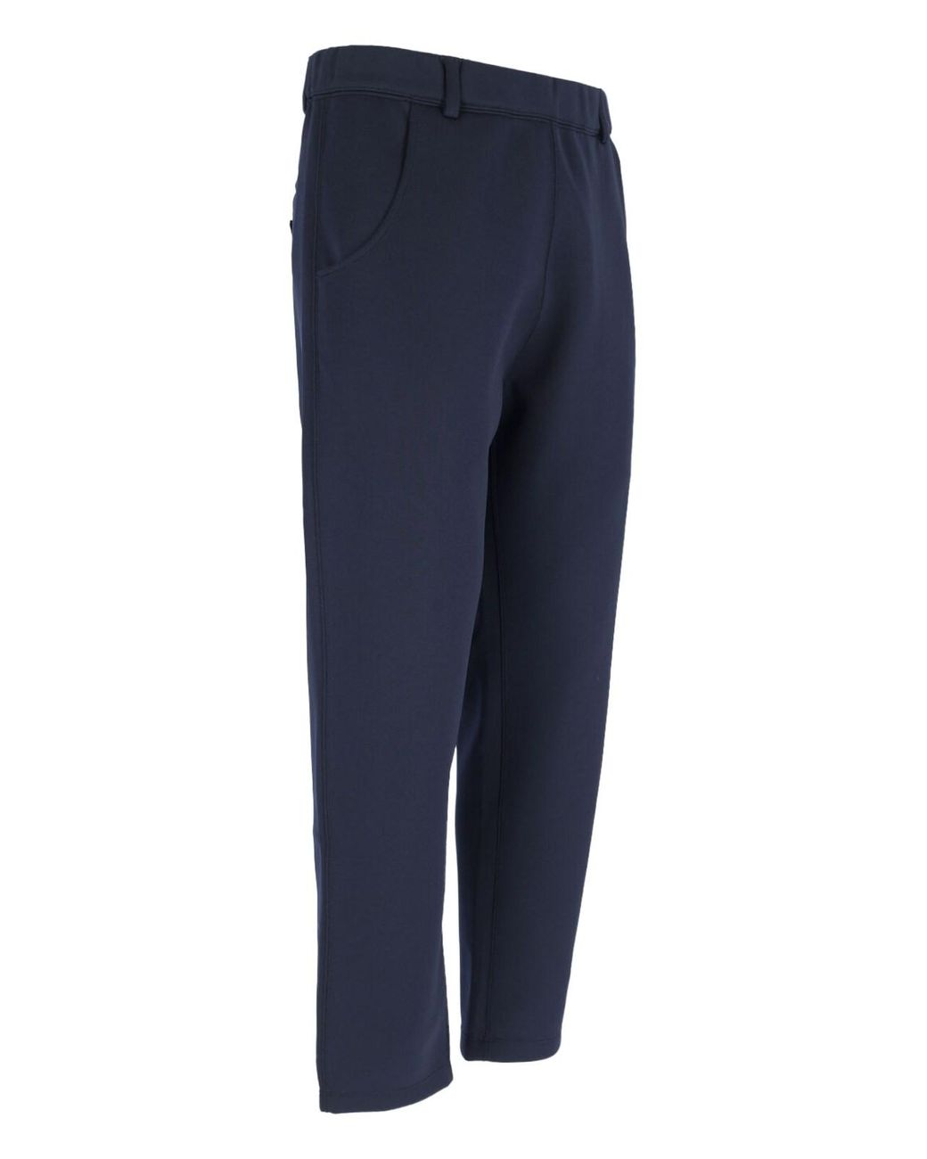 Prada Blue Logo Straight Pants for men