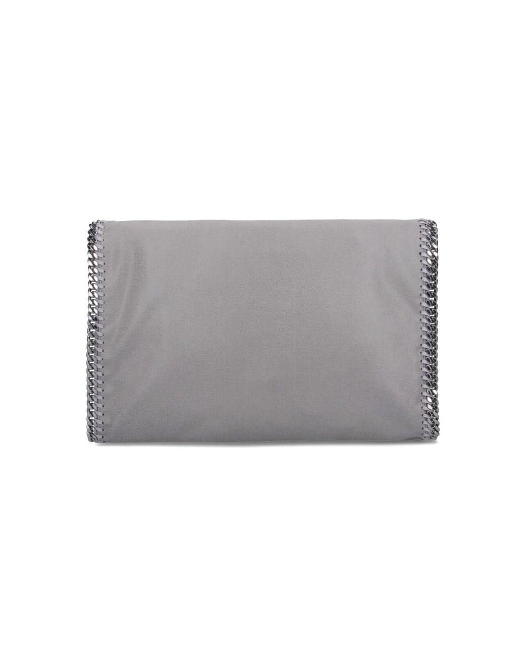 Stella McCartney Gray Falabella Fold-Over Ladies Tote