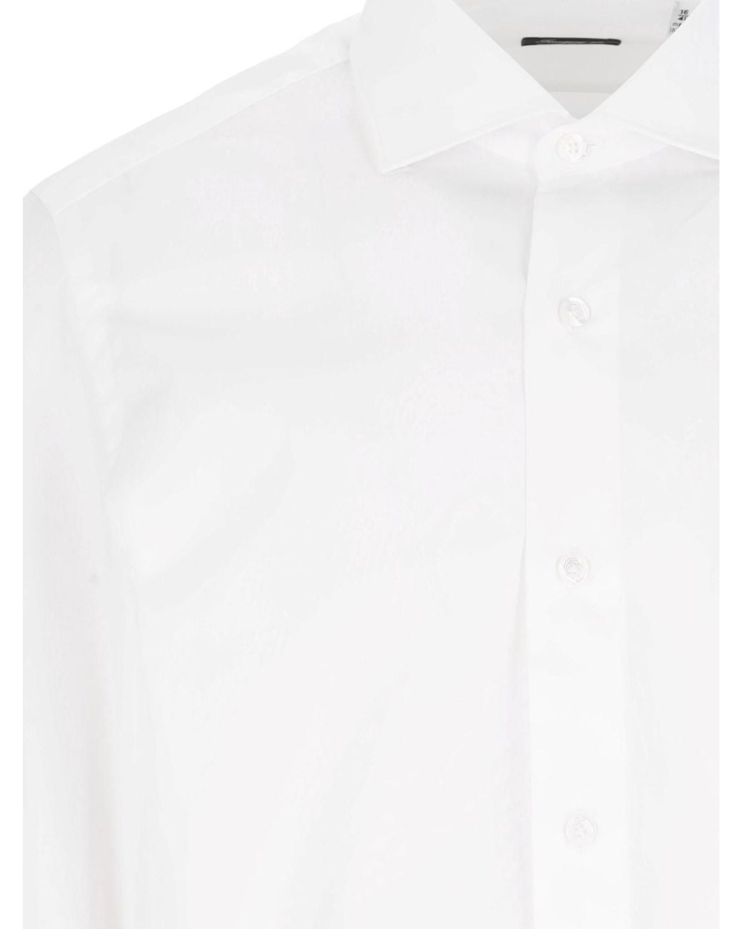 Finamore 1925 White Classic Shirt for men