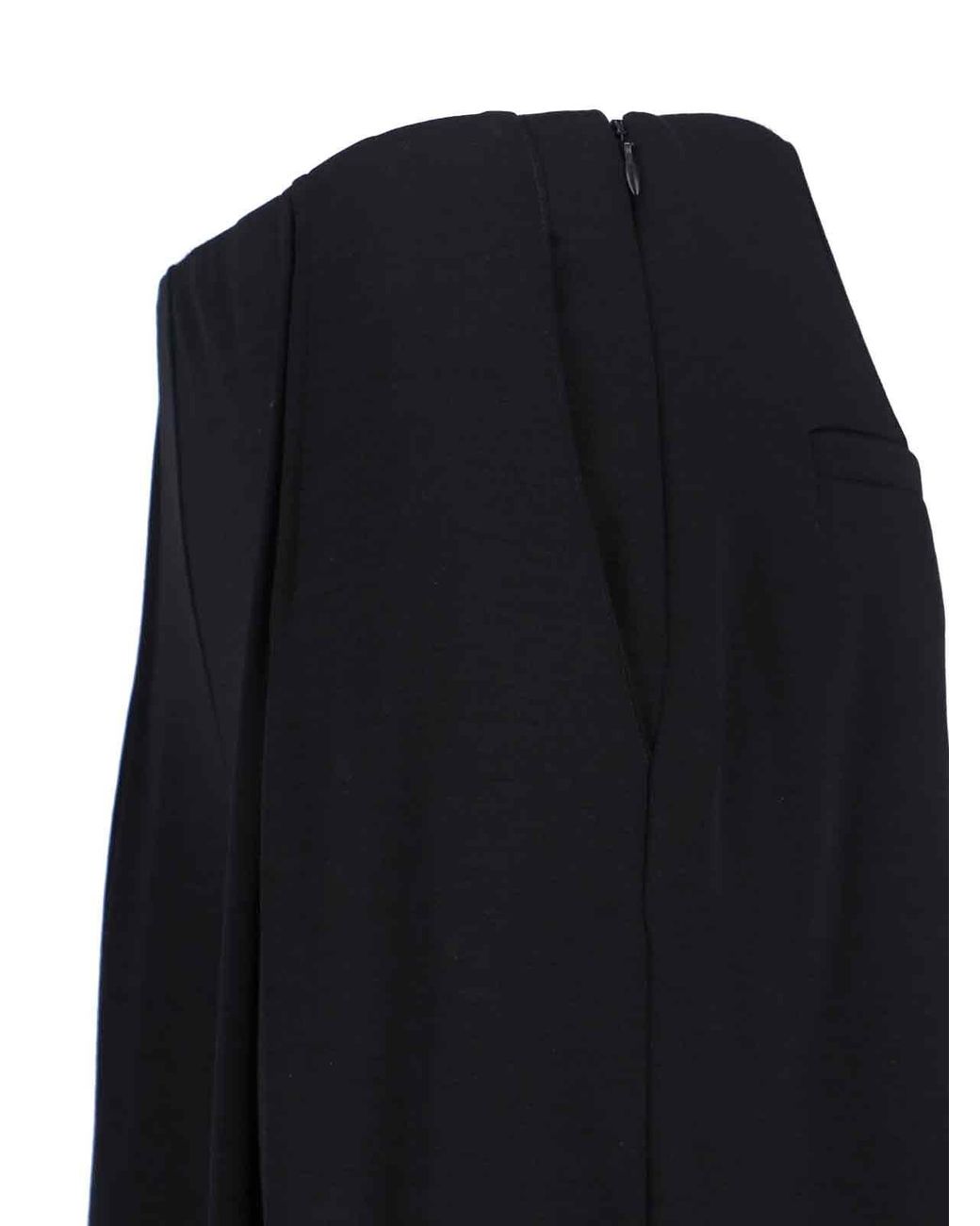 Max Mara Black Virgin Wool Pants
