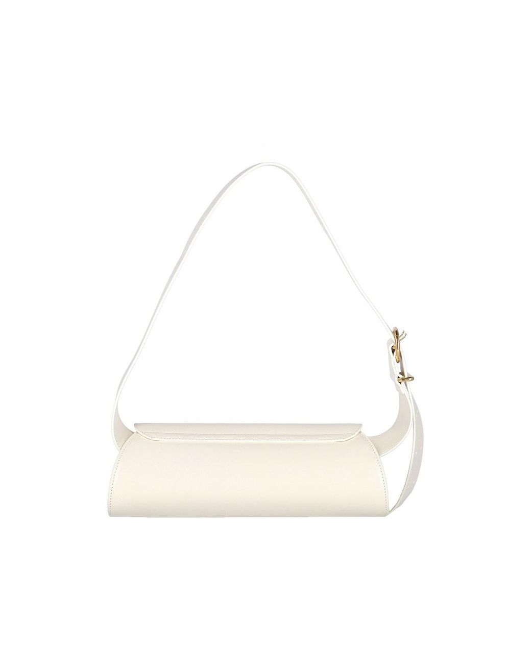 Jil Sander White Leather Shoulder Bag