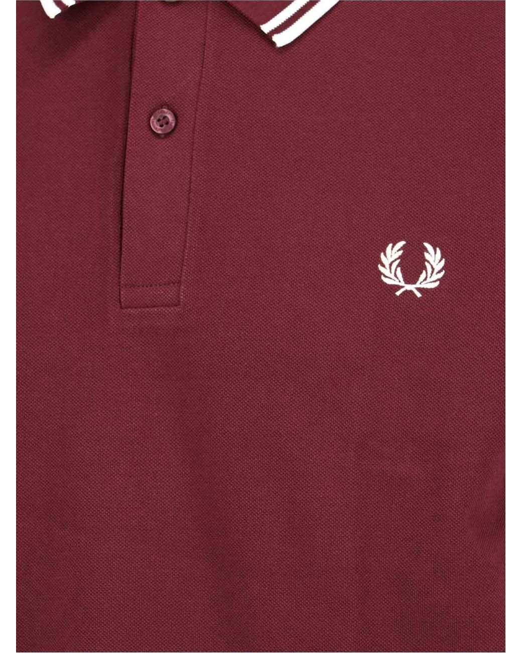 Comme des Garçons Red Shirt Logo Polo Shirt for men