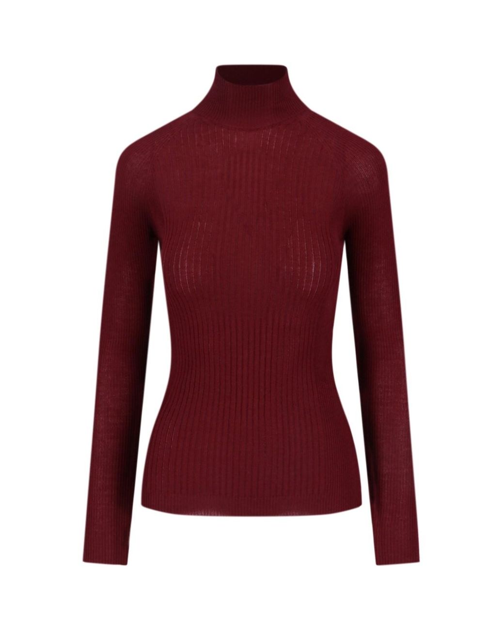 Sa Su Phi Red Cashmere And Silk Sweater