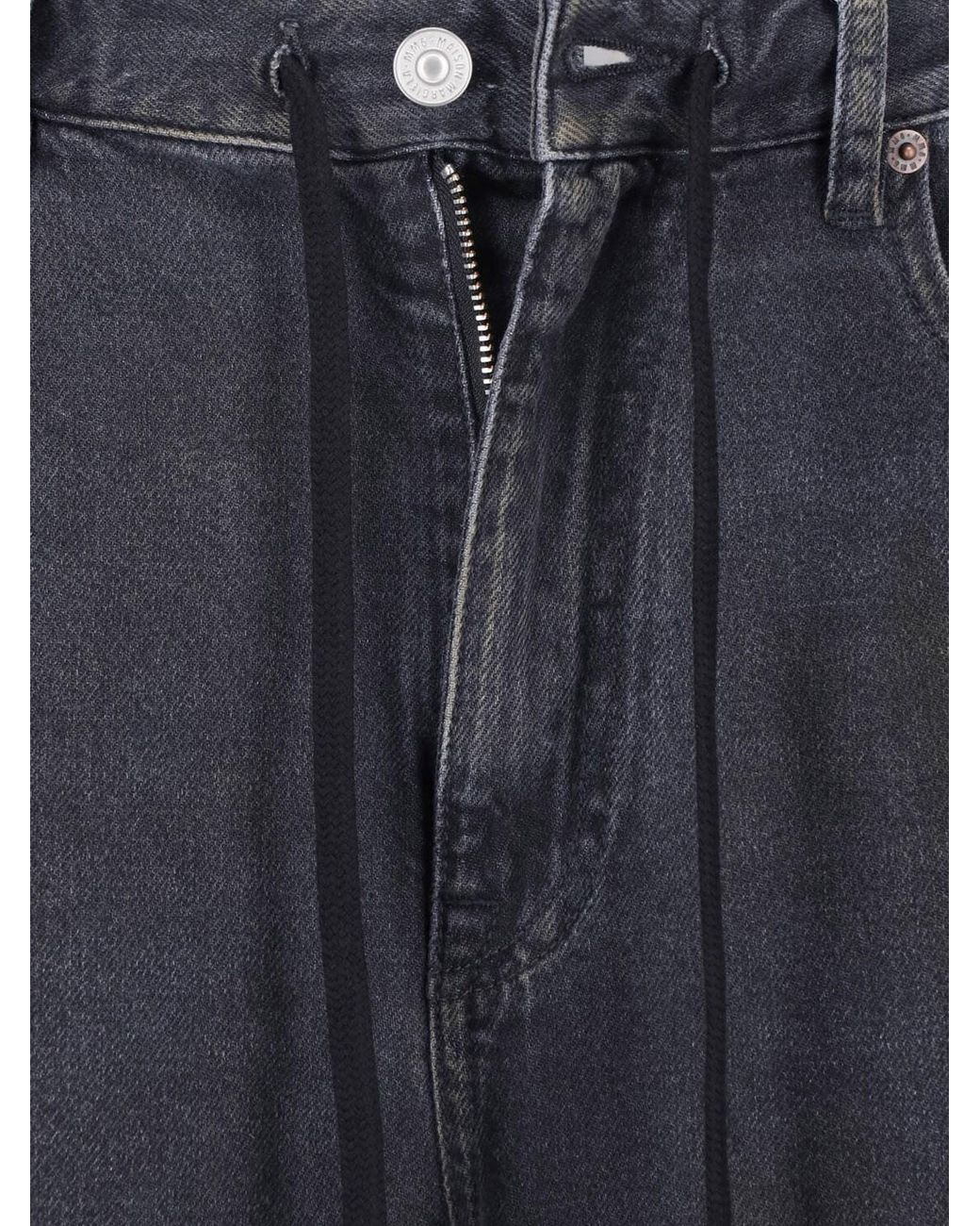 MM6 by Maison Margiela Blue Wide Jeans