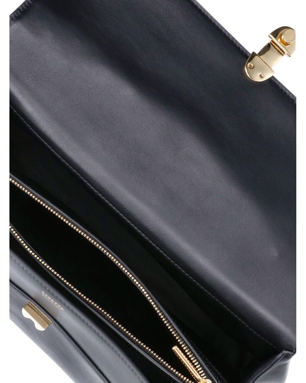 SAVETTE Black Handbag "Soft Symmetry"