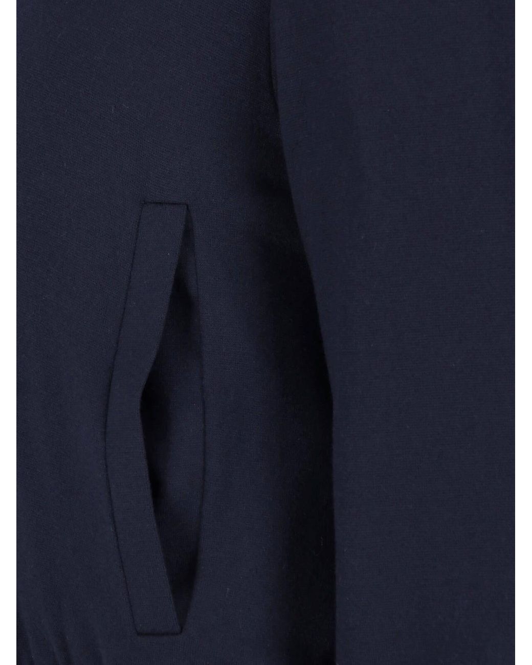 Loro Piana Blue Reversible Bomber Jacket "Windmate"