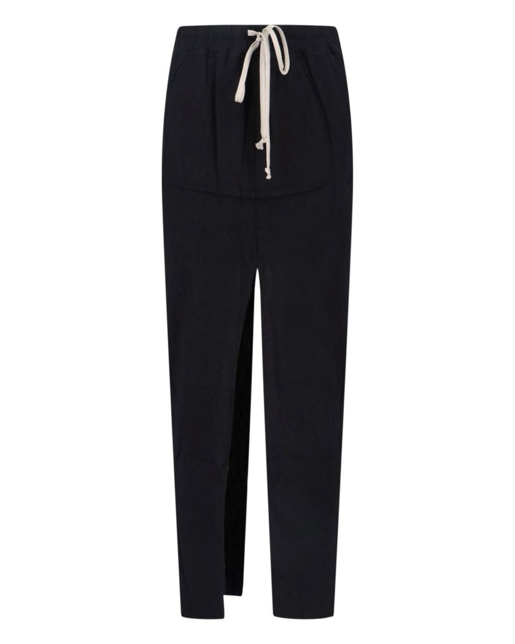 Rick Owens Black Midi Skirt