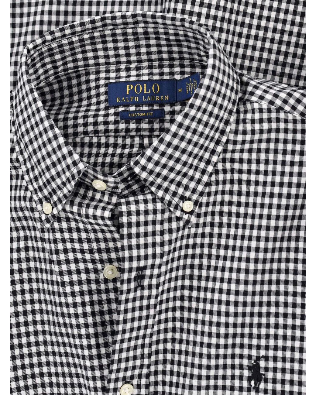 Polo Ralph Lauren Gray Gingham Button-Down Shirt for men
