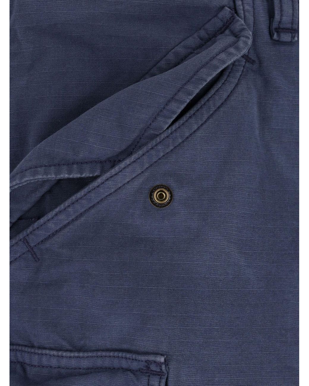 Polo Ralph Lauren Blue Cargo Shorts for men