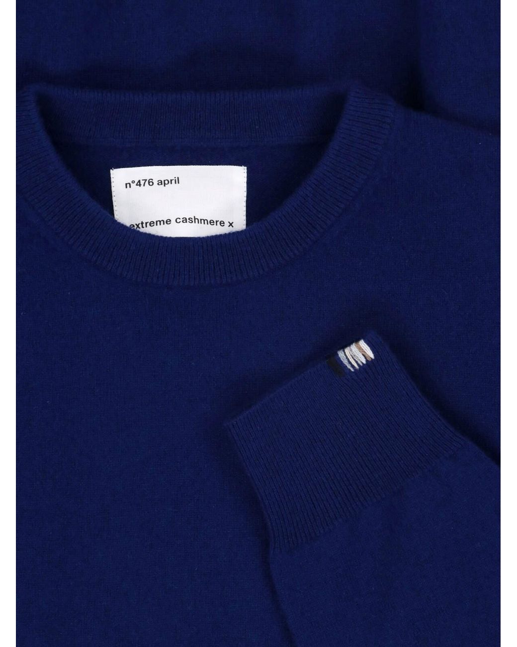 Extreme Cashmere Blue Cashmere Sweater "April"