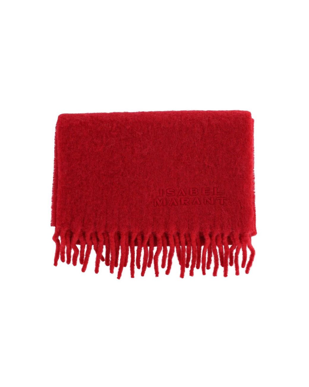 Sciarpa In Misto Alpaca di Isabel Marant in Red