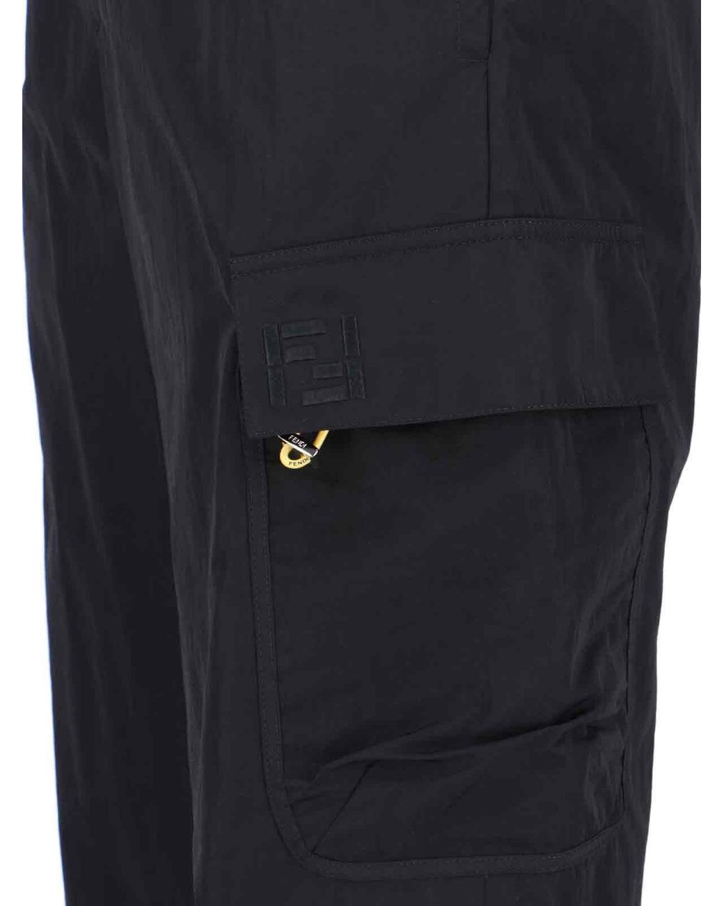Fendi Blue Trousers for men