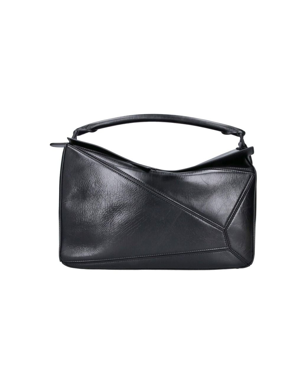 Loewe Blue Large Shoulder Bag "Puzzle" for men