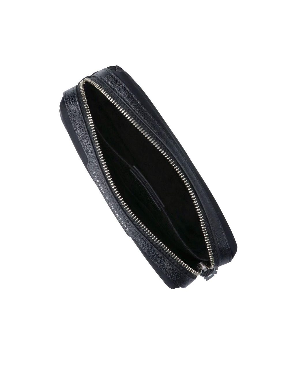 Anya Hindmarch Black Compact Zip Pouch With Tassel Pull