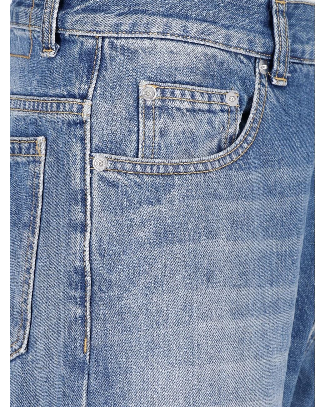 BERNER KUHL Blue Straight Jeans for men