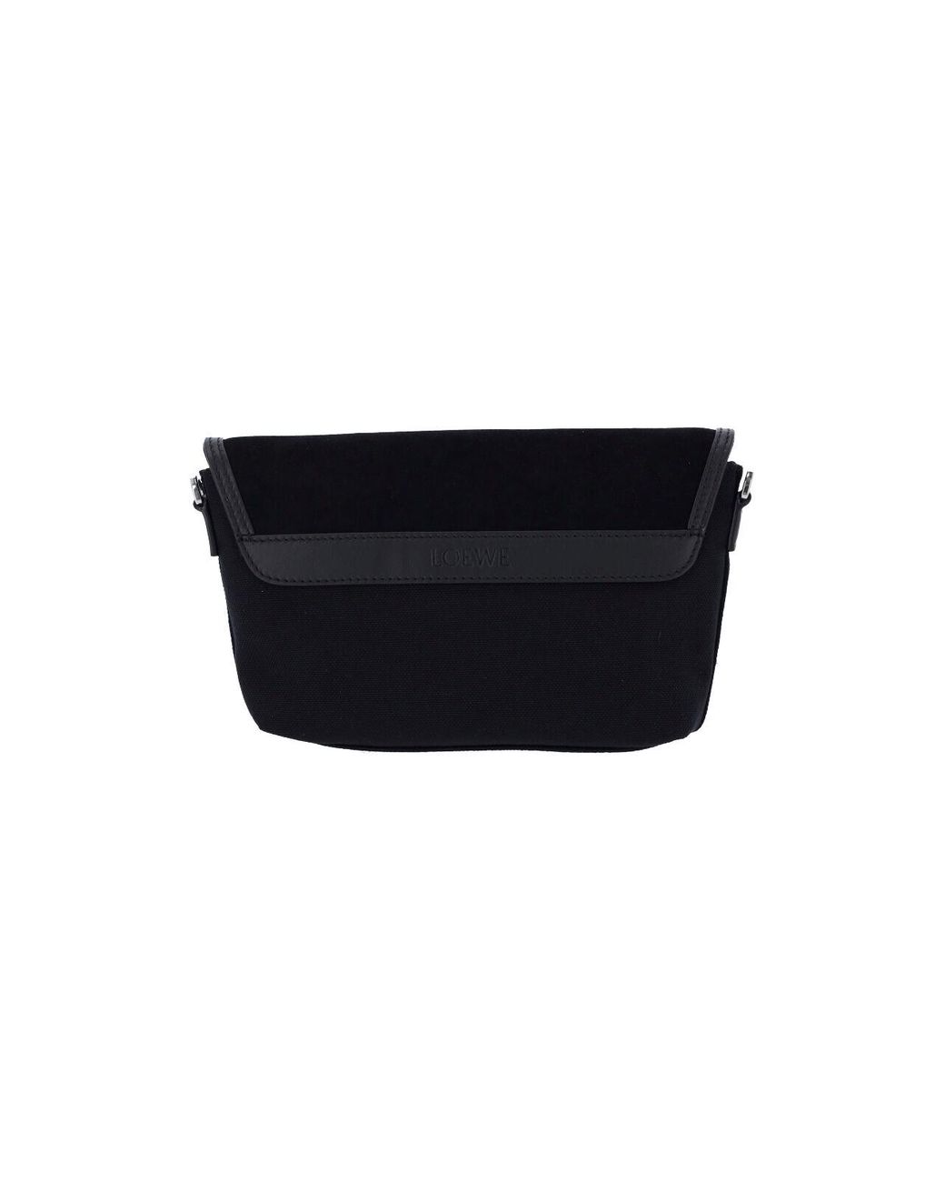 Loewe Black Messenger Bag "Flex" for men
