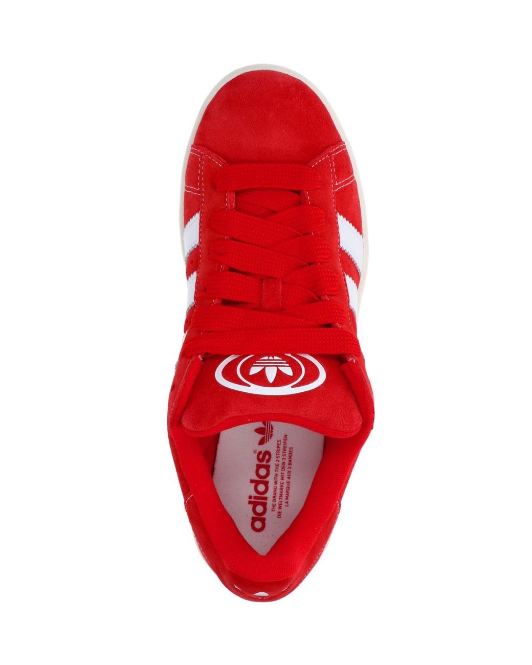 Adidas Red Campus Low-Top Sneakers for men