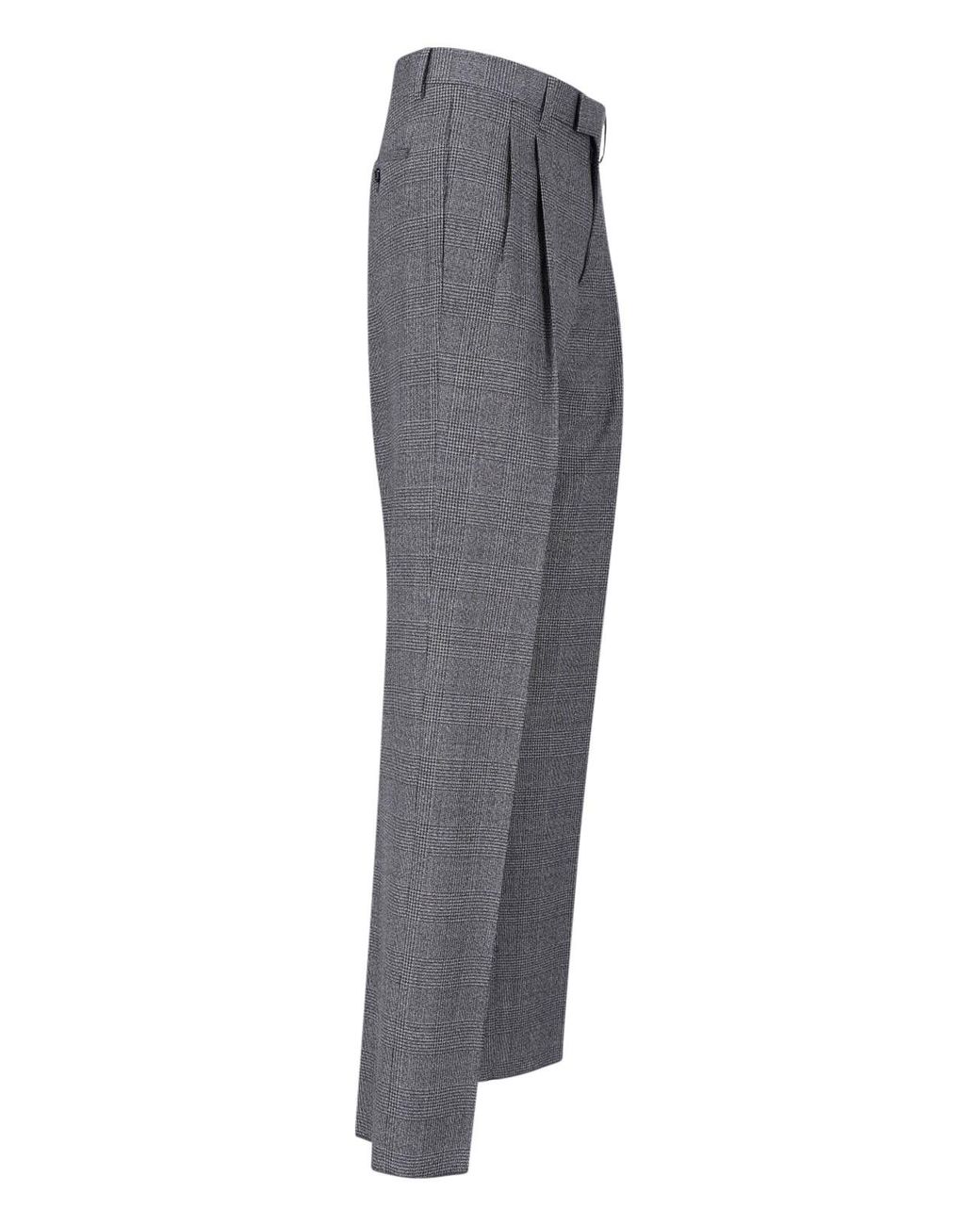 Lardini Gray Tailored Wool Trousers for men