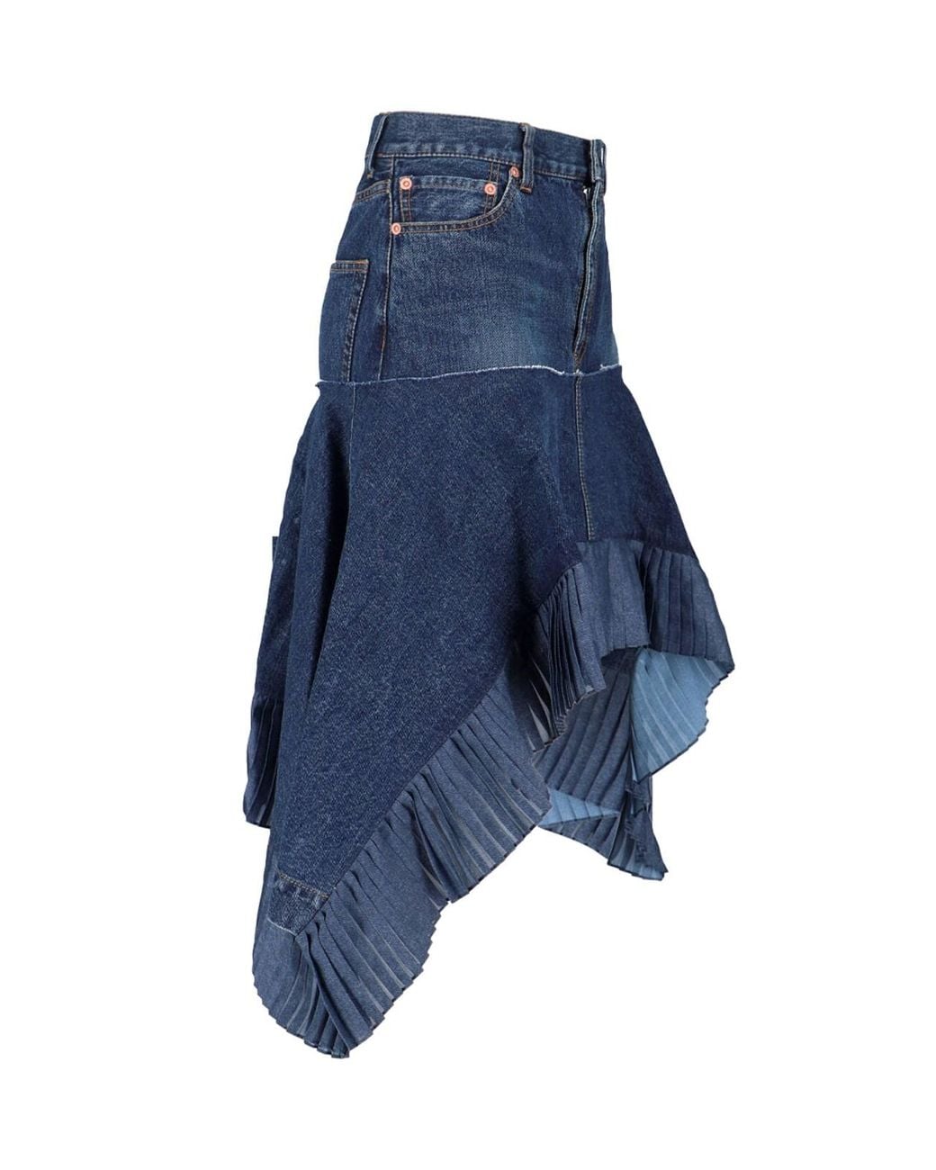 Sacai Blue Skirts Cotton
