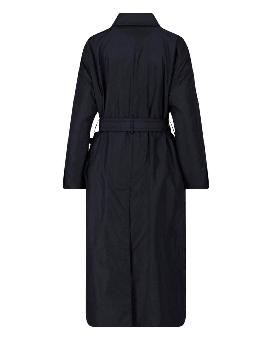 Aspesi Blue Technical Fabric Coat