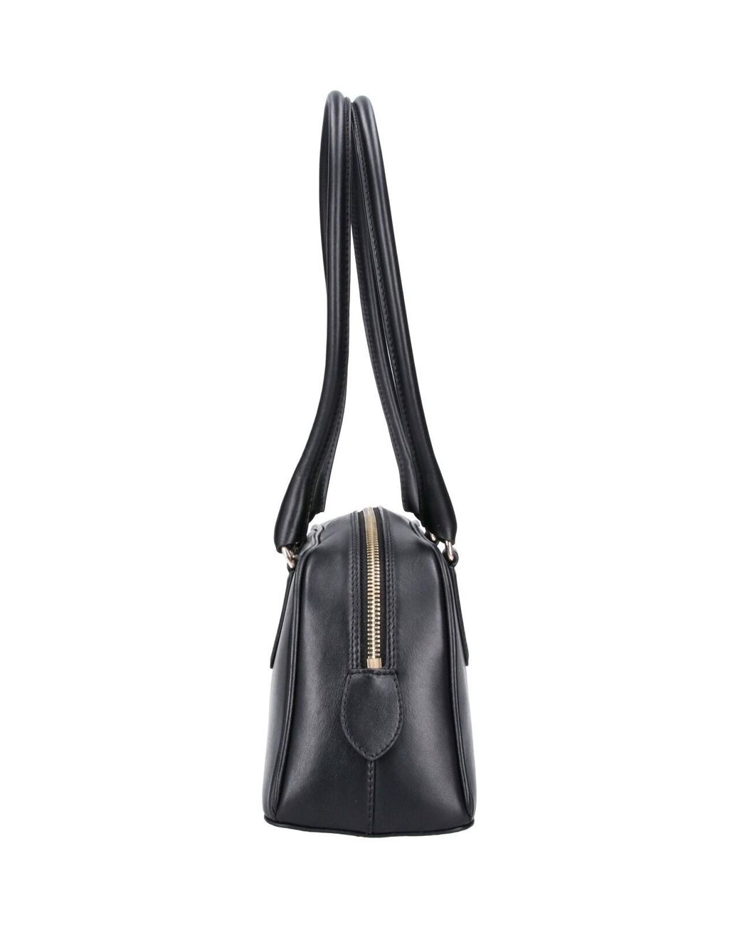 A.P.C. Black A. P.C. Structured Cow Leather Shoulder Bag
