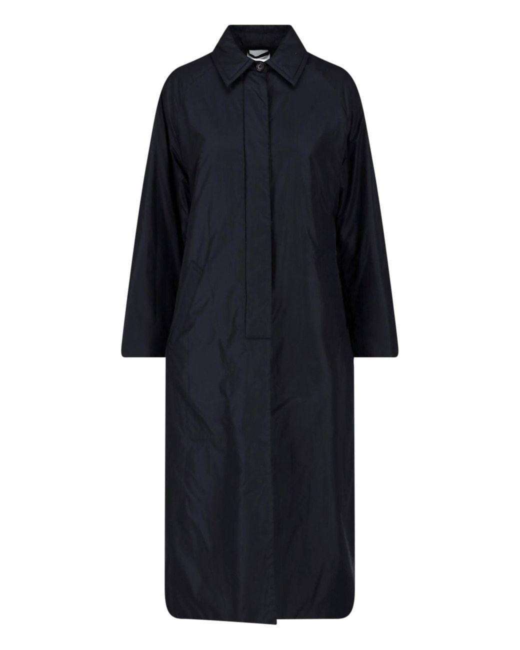 Aspesi Blue Technical Fabric Coat