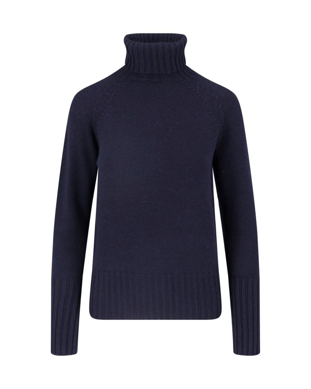 Drumohr Blue Merino Wool Sweater