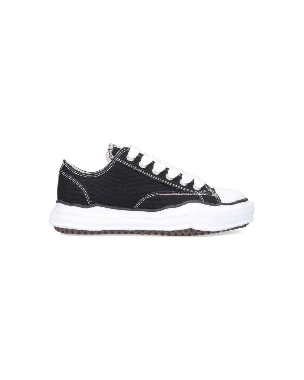 Maison Mihara Yasuhiro Black 'Original Sole' Sneakers