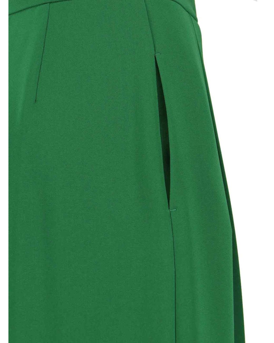 Max Mara Green Wide Pants