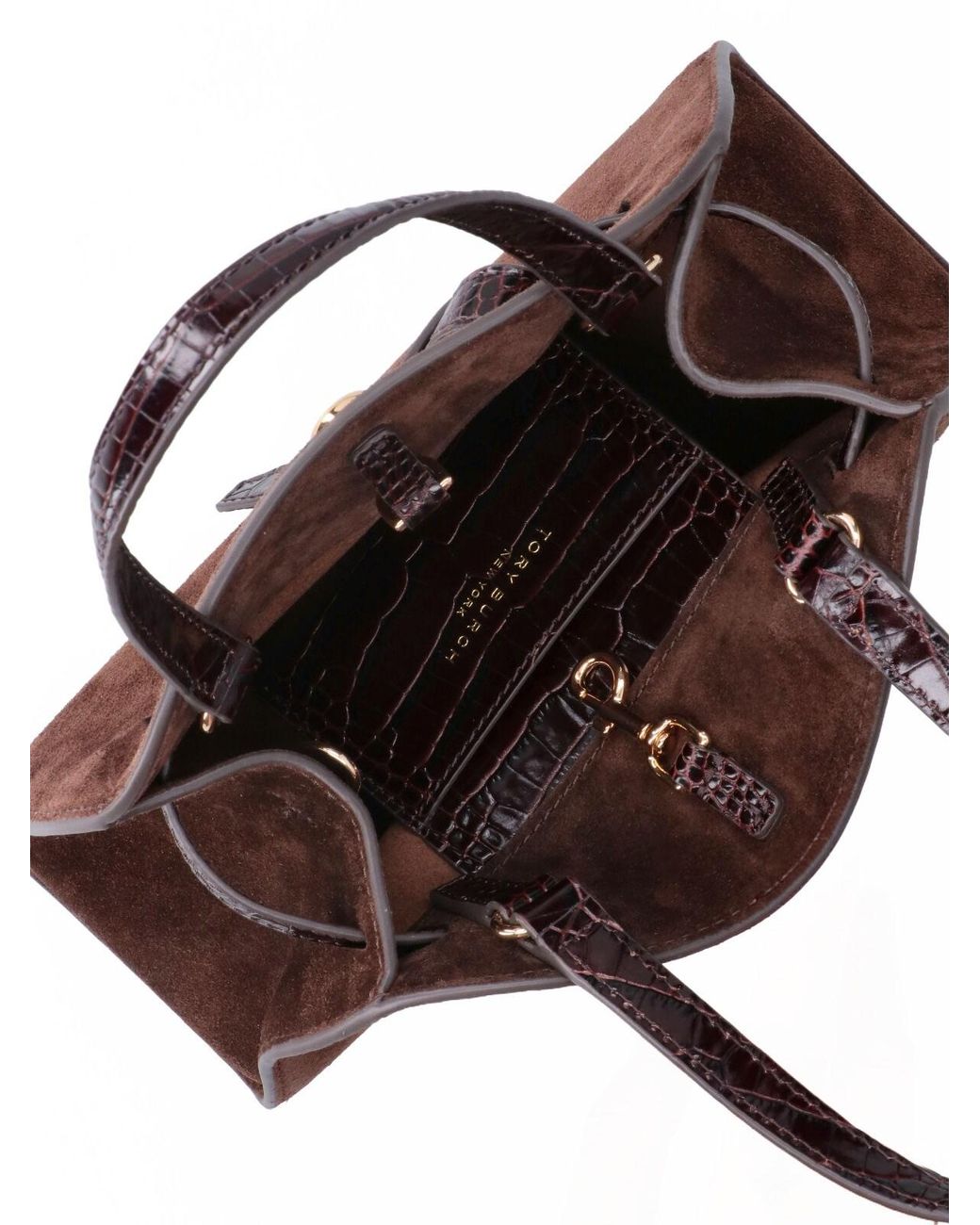 Tory Burch Brown Small Handbag "Romy"