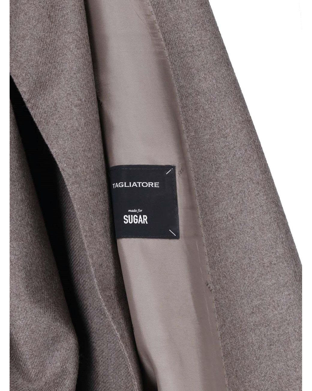 Tagliatore Gray Double-Breasted Tailored Blazer