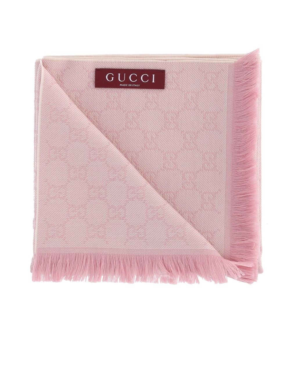 Sciarpa In Lana "Gg" di Gucci in Pink