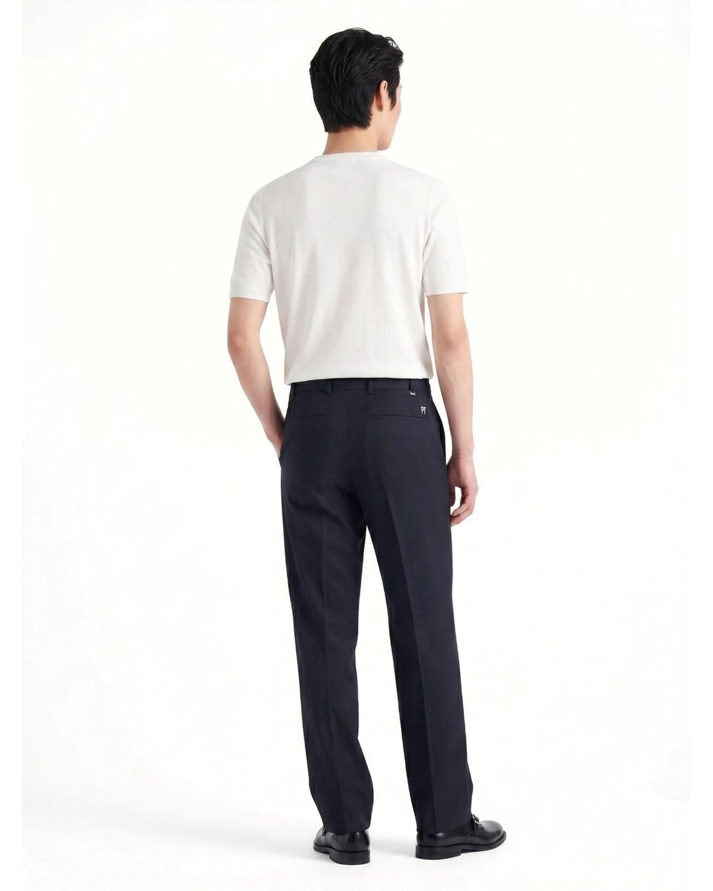 John Smedley White T-Shirt "Kempton" for men