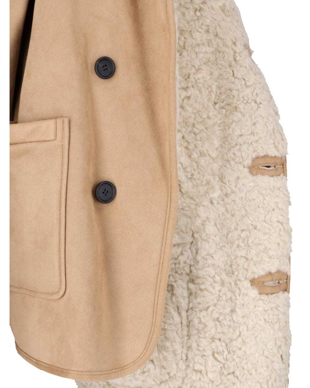 Low Classic Natural Reversible Faux Fur Jacket