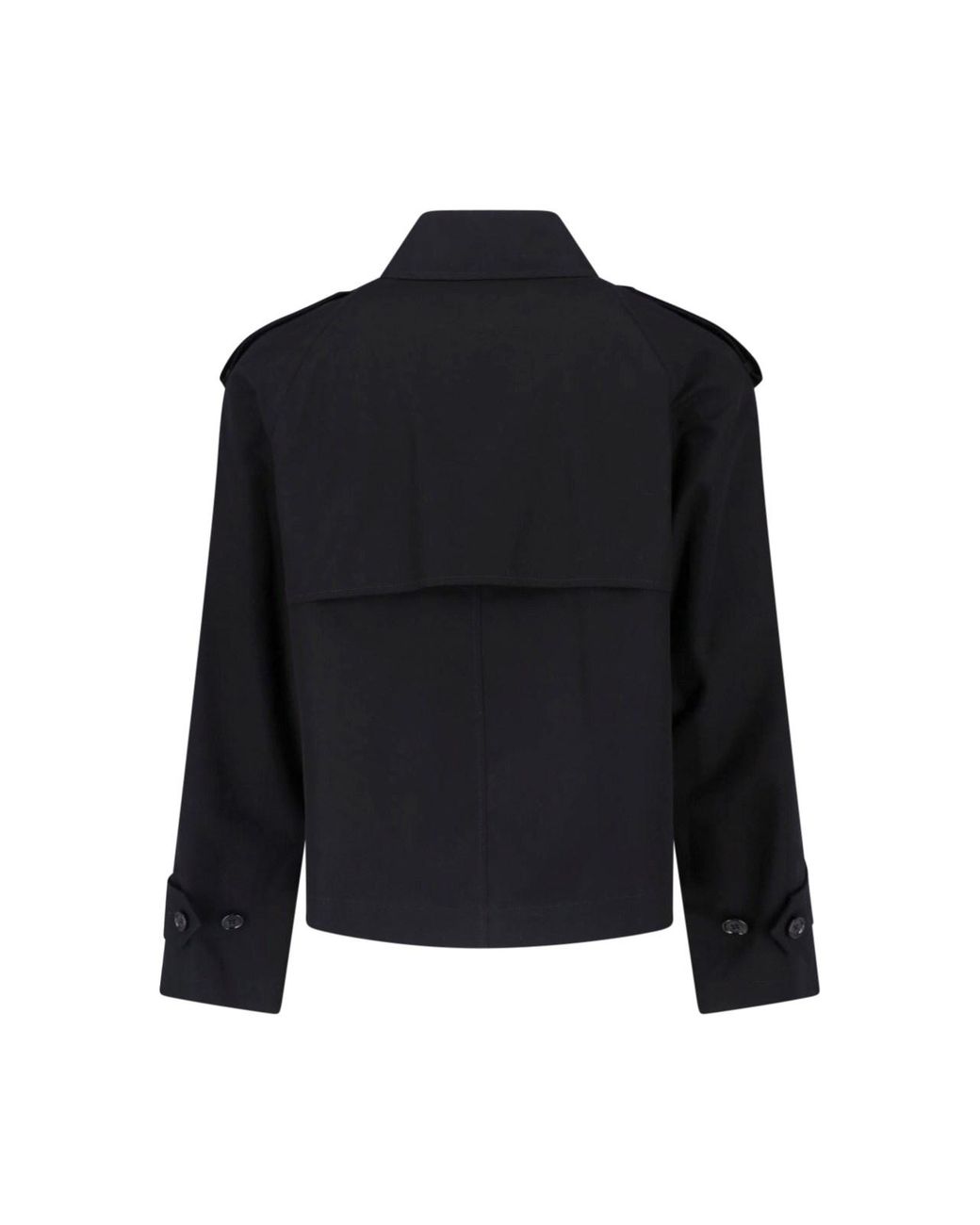 Burberry Blue Cropped Trench "Leadenham" for men