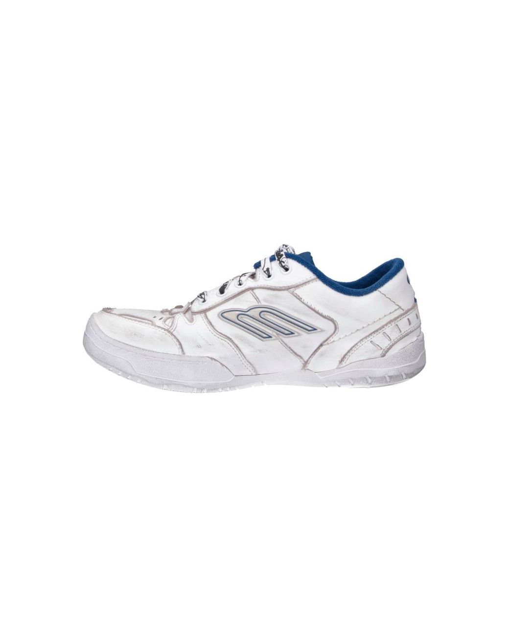 Balenciaga Blue Low-Top Leather Sneakers for men