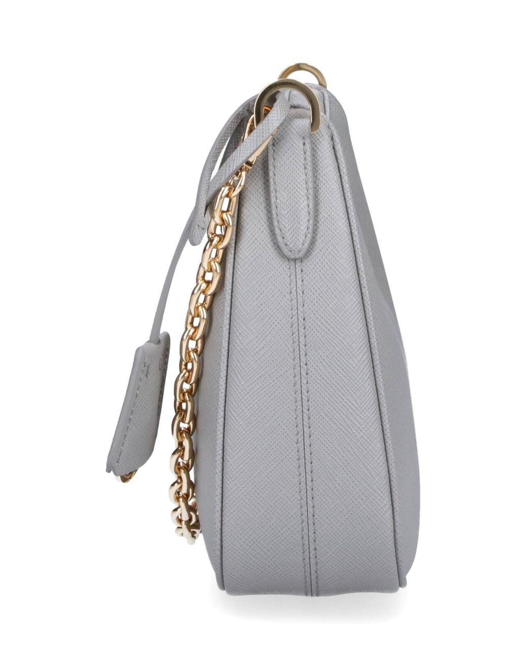 Prada Gray Mini Shoulder Bag "Re-Edition"