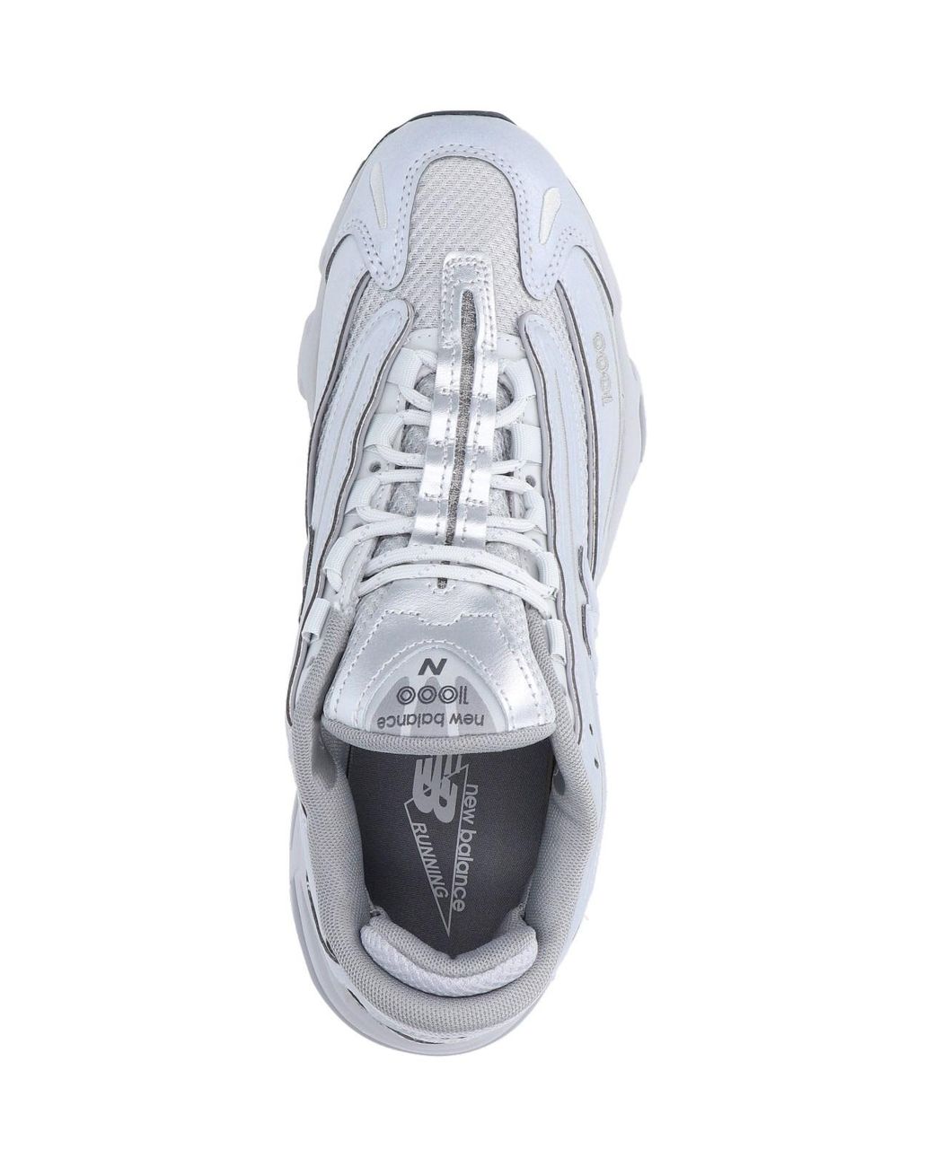 New Balance Gray Sneakers Synthetic Lthr