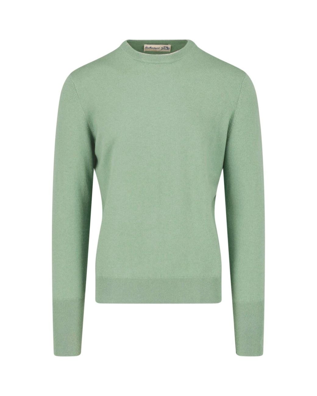 Ballantyne Green Cashmere Sweater for men
