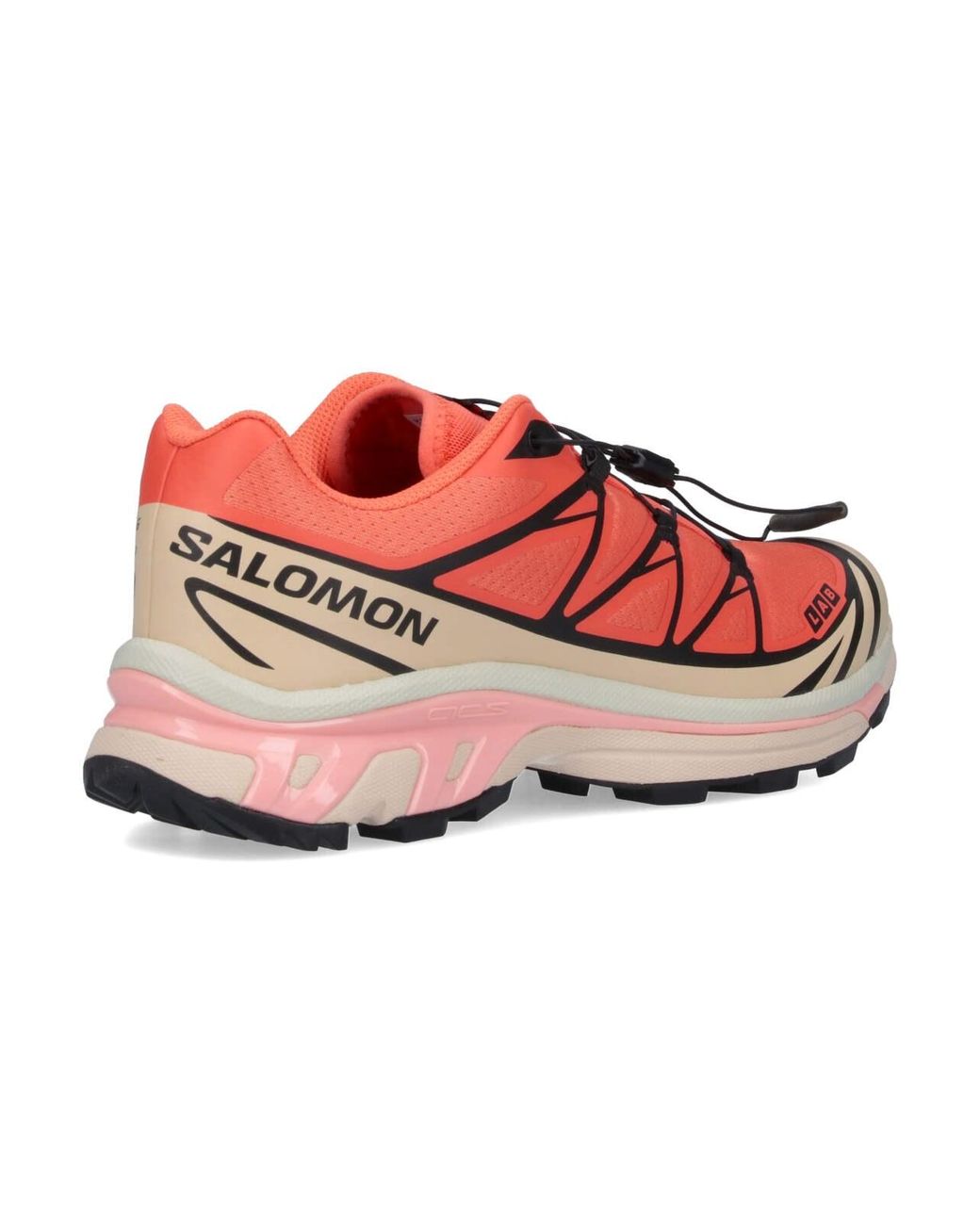 Salomon Red Sneakers Tessuto