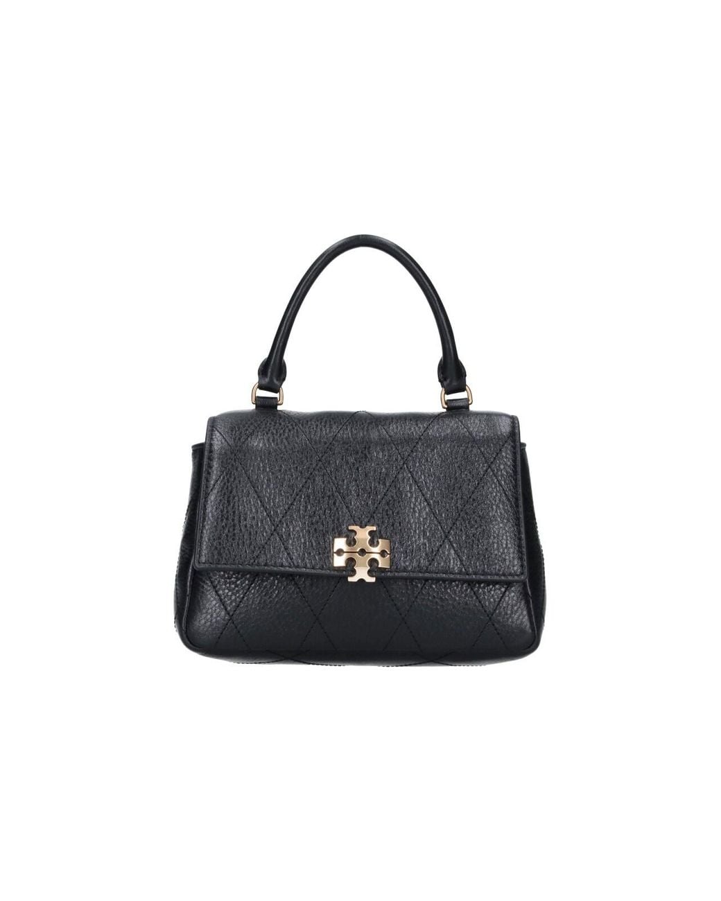 Tory Burch Black Mini Handbag "Charlie"