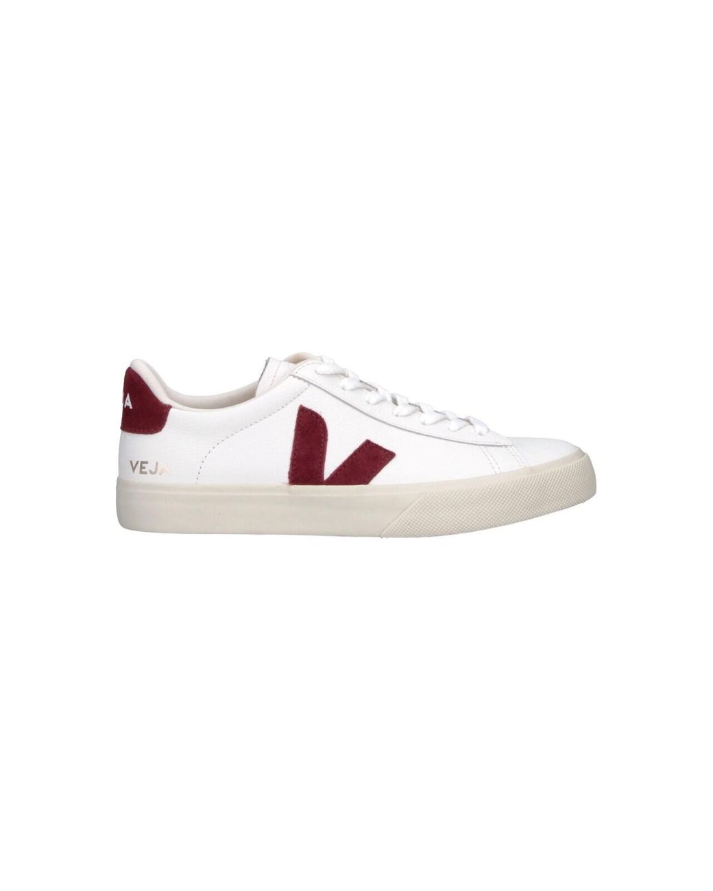 Veja Pink Low-Top Leather Sneakers