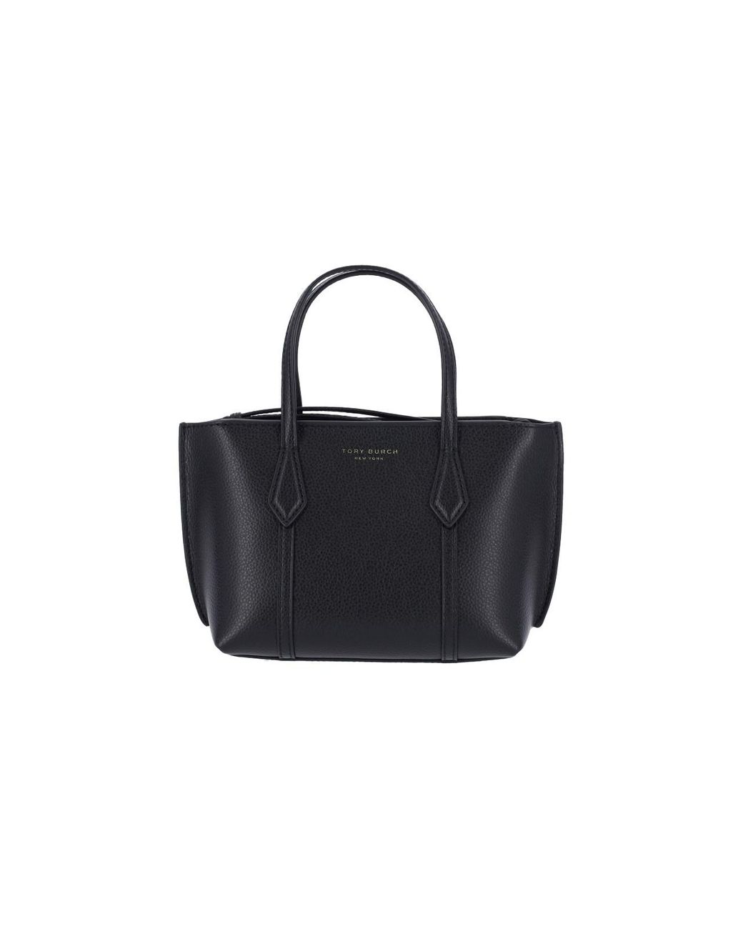Tory Burch Black Mini Tote Bag "Perry"