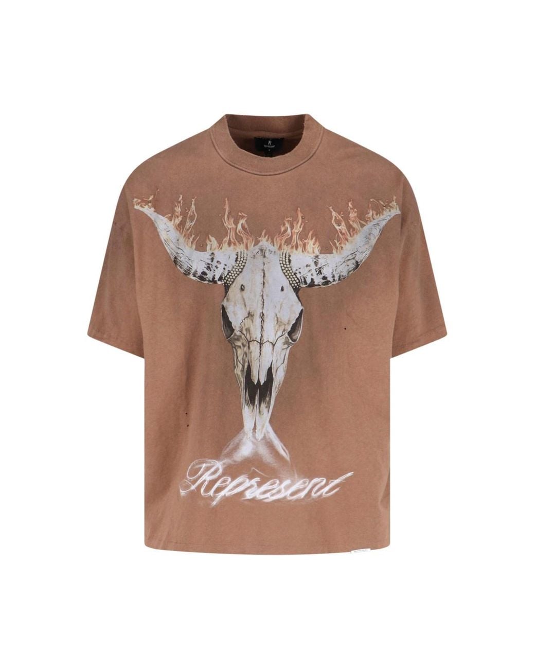 Represent Brown T-Shirts And Polos Cotton for men