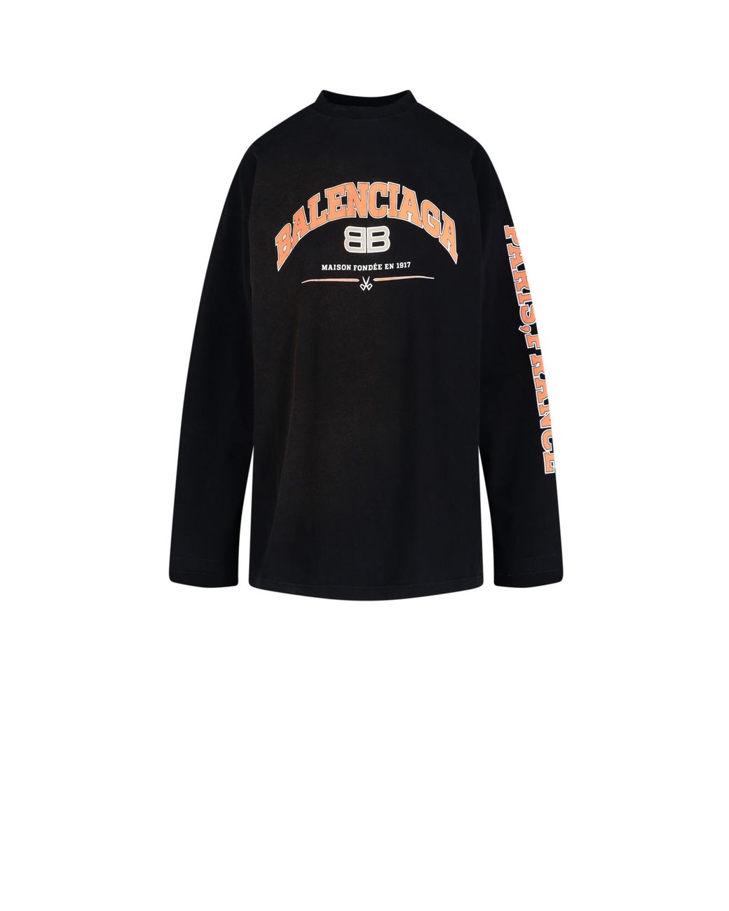 Balenciaga 'logo Maison' Long Sleeve 