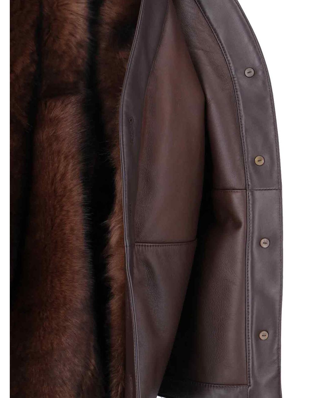 Loewe Brown Shearling Jacket