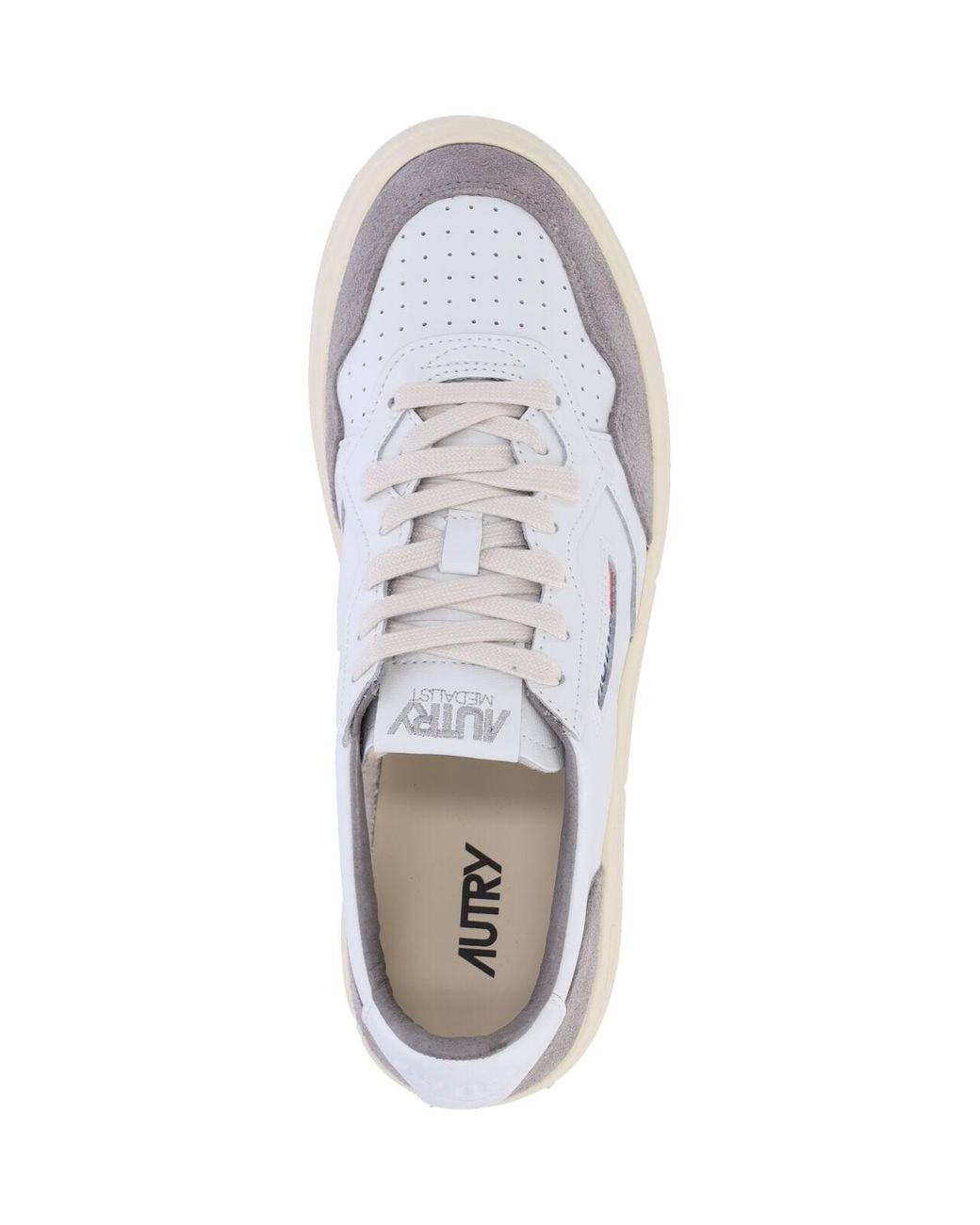 Autry White Medalist And Sneakers for men