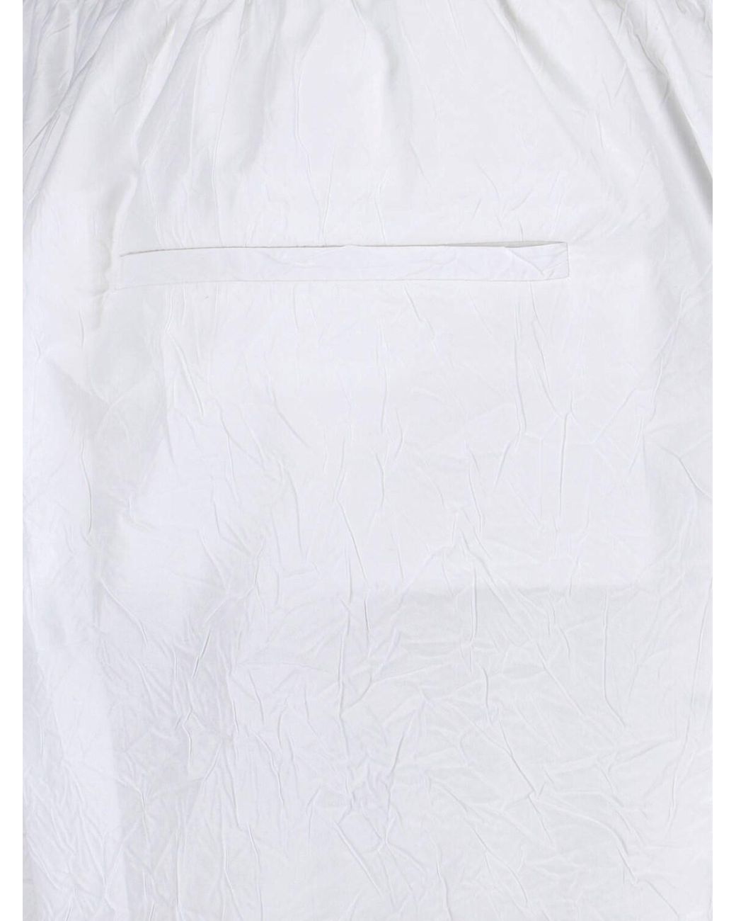 Rohe White Wide Pants "Balloon"